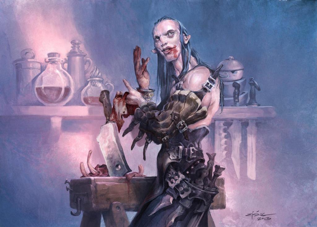 Flesh Carver - MtG Art