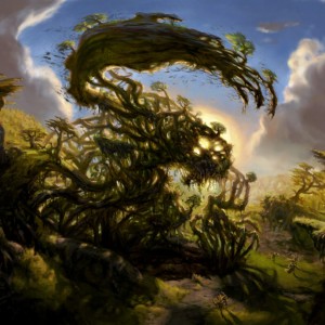 Stirring Wildwood - MtG Art