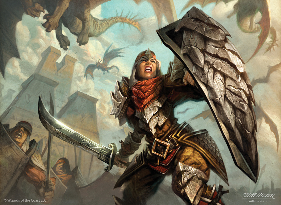 Dragonscale General (Promo) MtG Art from Fate Reforged, Promos Set by ...