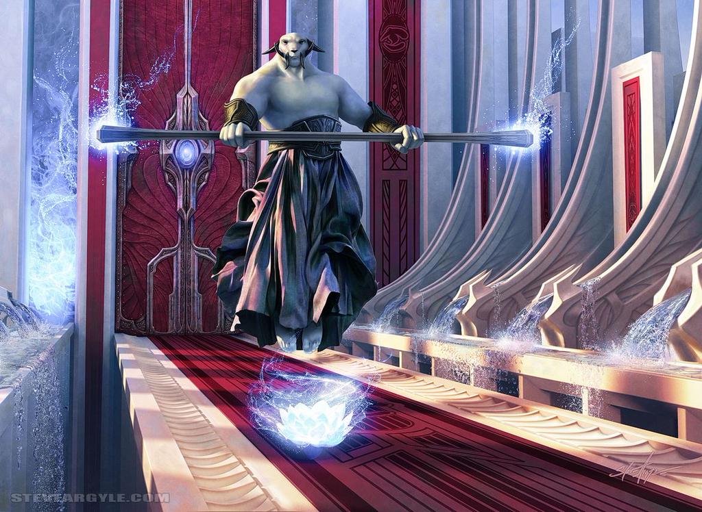 Lotus Path Djinn - Fate Reforged MtG Art