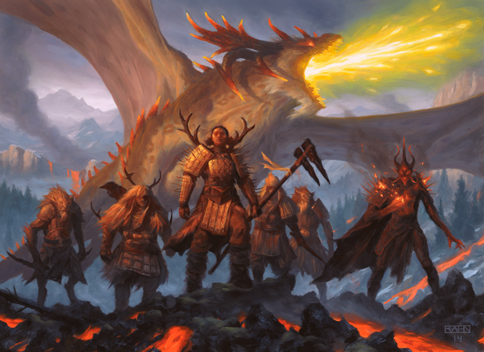 Atarka’s Command - Dragons of Tarkir MtG Art