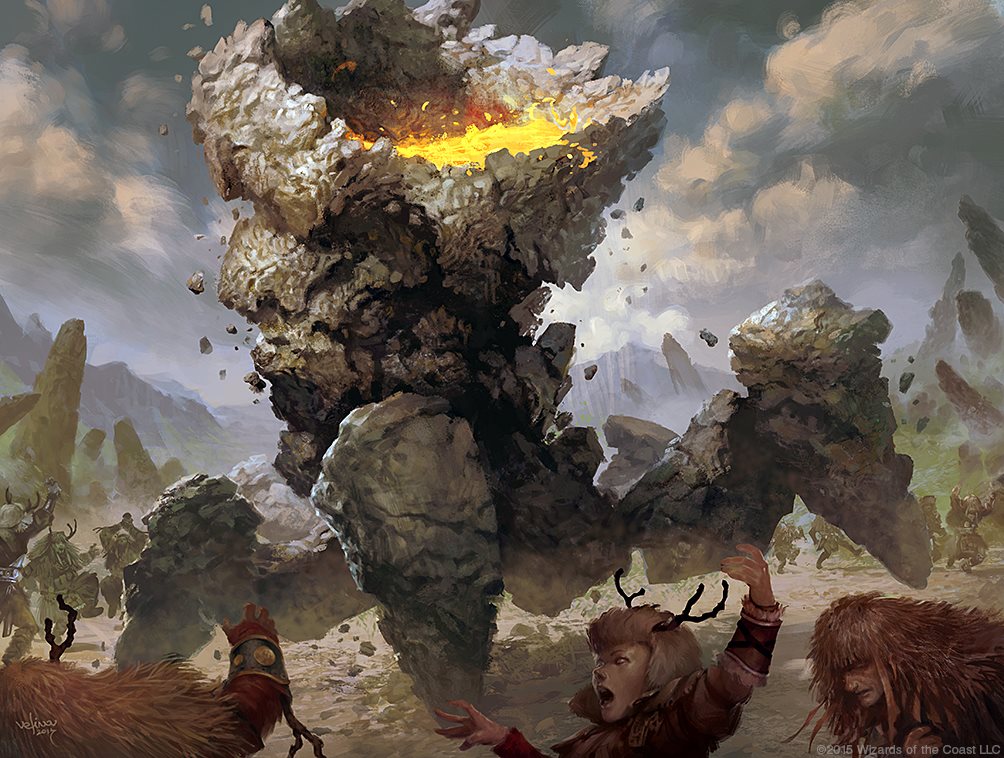 Crater Elemental - Dragons of Tarkir MtG Art