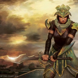 Dromoka Warrior - Dragons of Tarkir MtG Art