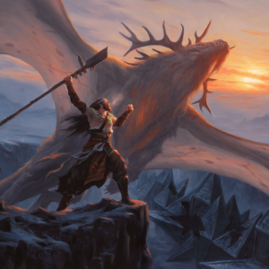 Sarkhan's Triumph - MtG Art