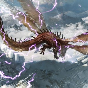 Stormwing Dragon - Dragons of Tarkir MtG Art