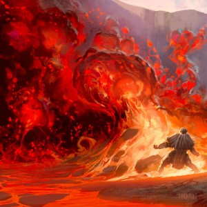 Volcanic Vision - Dragons of Tarkir MtG Art