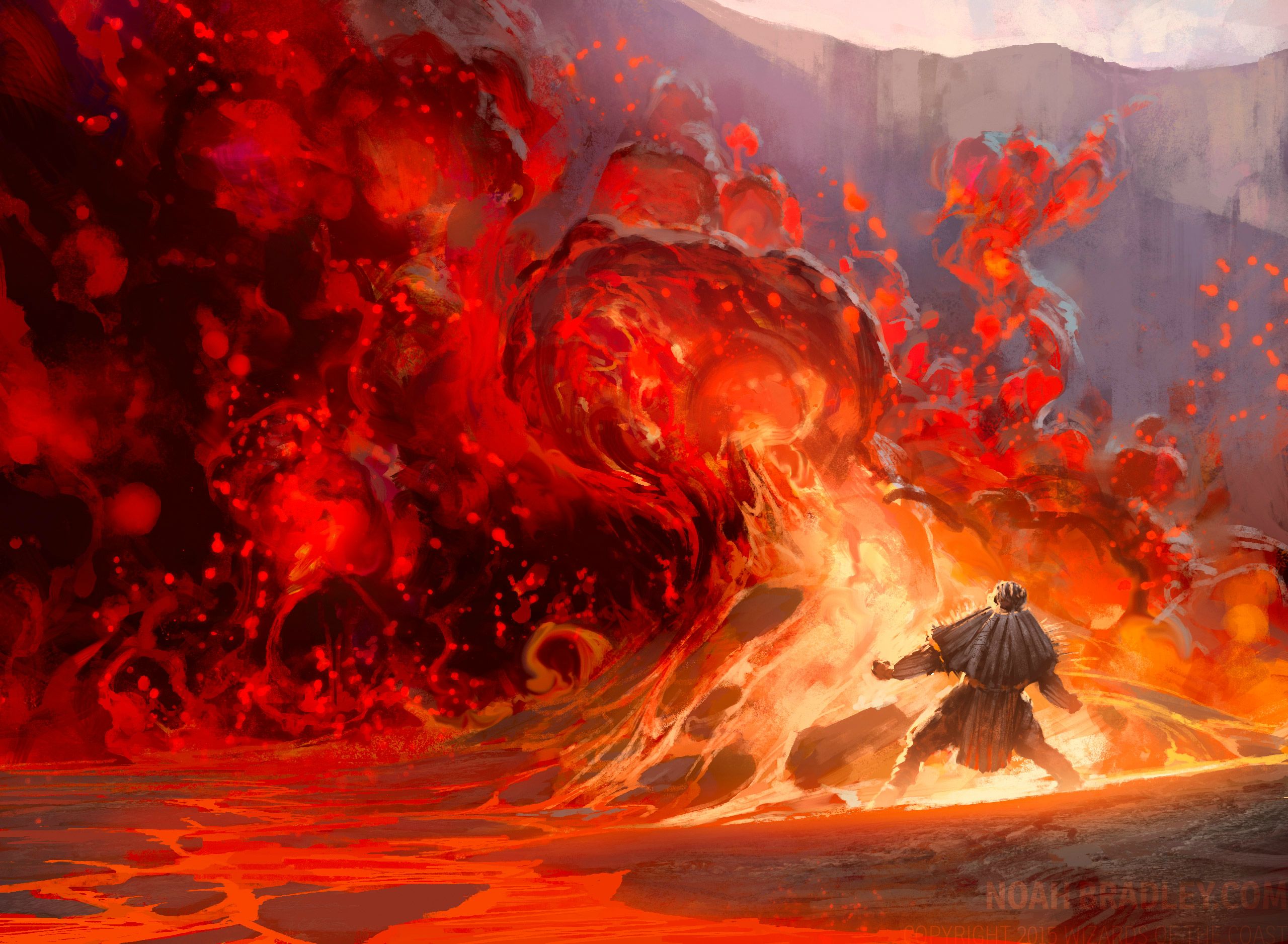 Volcanic Vision - Dragons of Tarkir MtG Art