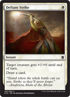 Defiant Strike MtG Art from Khans of Tarkir Set by Anastasia ...