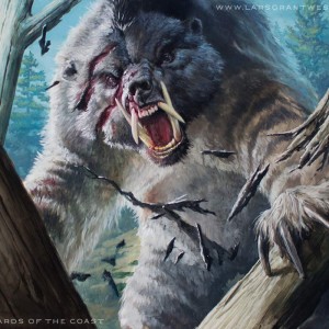 Dragon-Scarred Bear - Dragons of Tarkir MtG Art