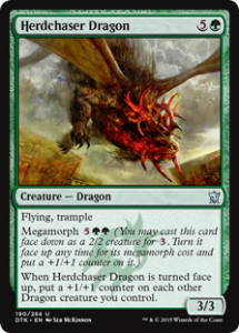 Herdchaser Dragon Mtg Art From Dragons Of Tarkir Set By Seb Mckinnon 