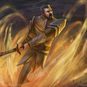 Hidden Dragonslayer - Dragons of Tarkir MtG Art