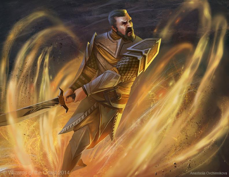 Hidden Dragonslayer - Dragons of Tarkir MtG Art