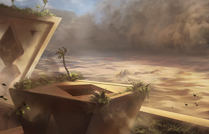 Plains - Dragons of Tarkir MtG Art