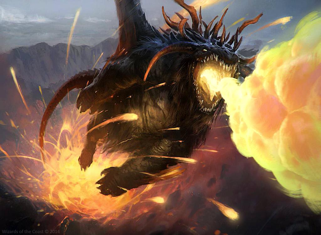 Savage Ventmaw - Dragons of Tarkir MtG Art