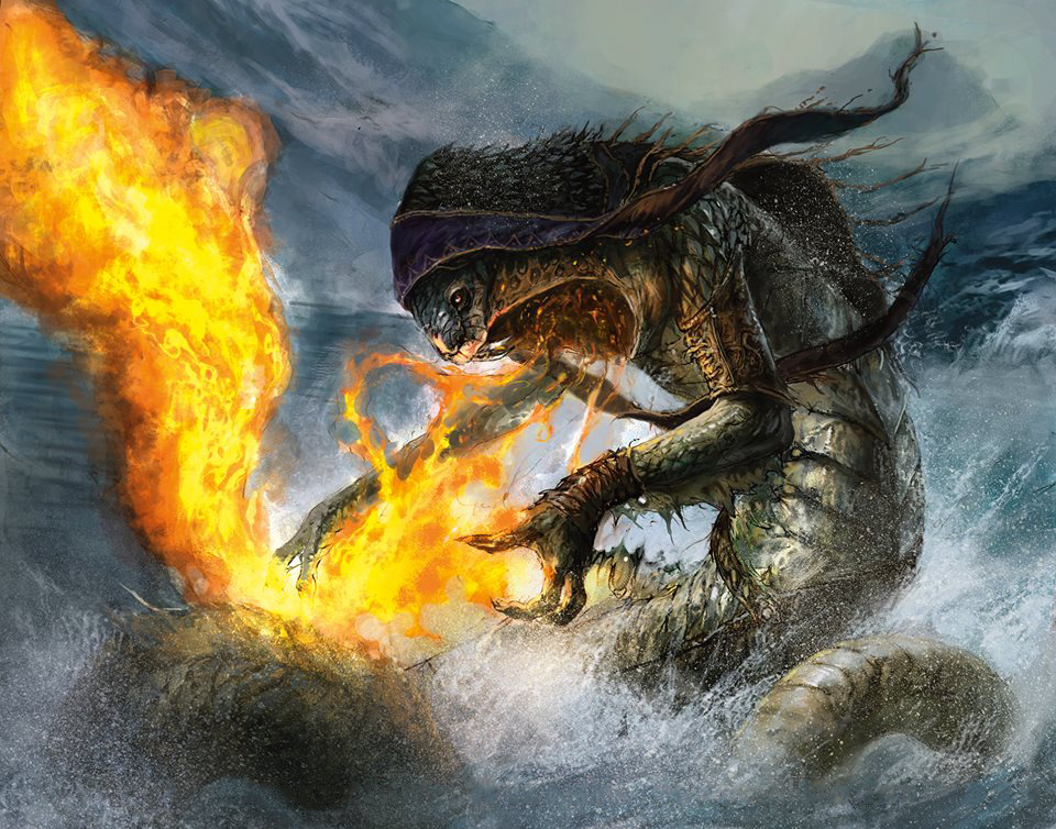 Silumgar Spell-Eater - Dragons of Tarkir MtG Art