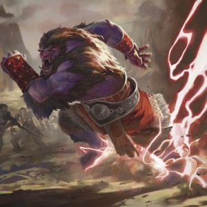 Sprinting Warbrute - Dragons of Tarkir MtG Art