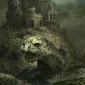 Wandering Tombshell - Dragons of Tarkir MtG Art