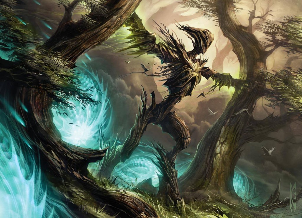 Whisperwood Elemental MtG Art from Fate Reforged Set by Raymond ...