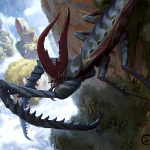 Giant Mantis - Battle for Zendikar MtG Art