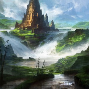 Island - MtG Art