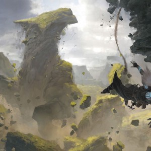 Sheer Drop - MtG Art from Battle for Zendikar