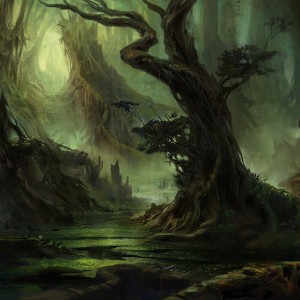 Swamp - MtG Art