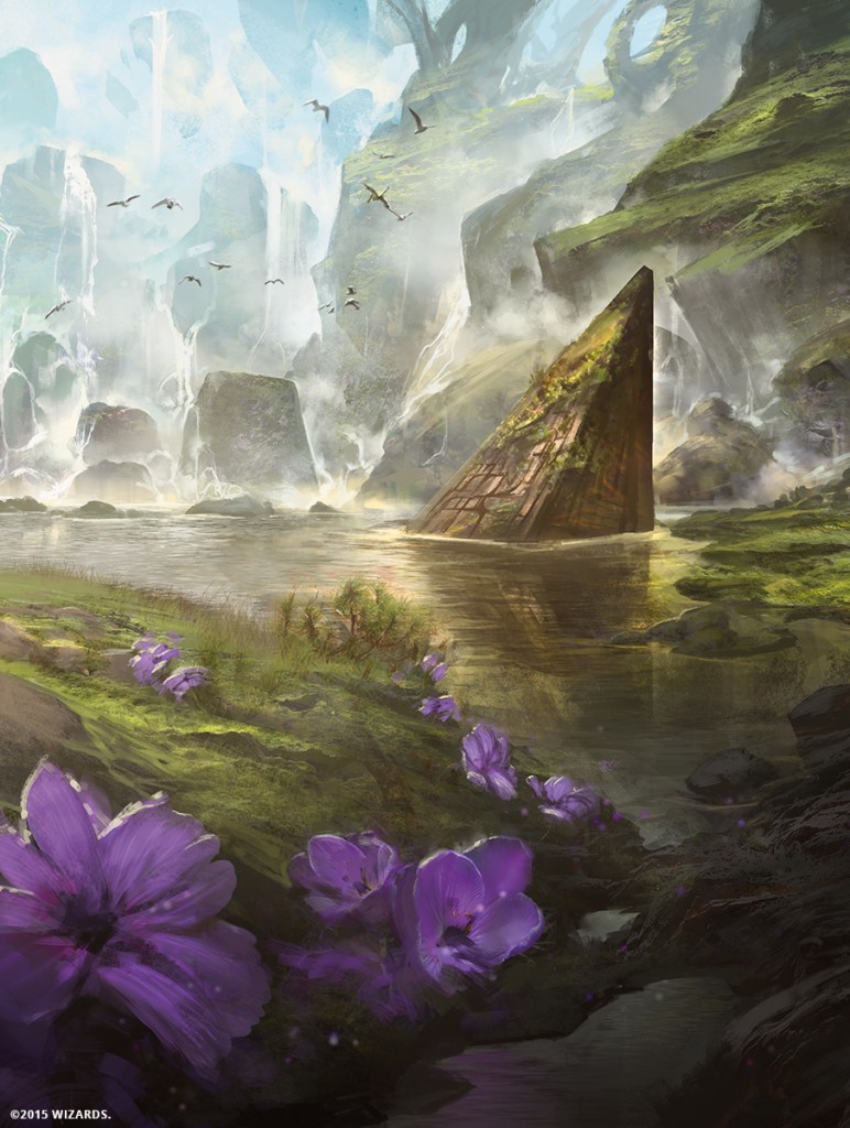 Breeding Pool Expeditions Mtg Art From Battle For Zendikar Set By