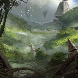 Canopy Vista (Expeditions) - Battle for Zendikar MtG Art