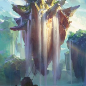 Hallowed Fountain (Expeditions) - Battle for Zendikar MtG Art