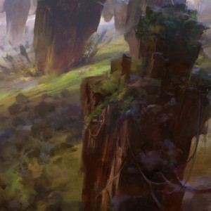 Stomping Ground (Expeditions) - Battle for Zendikar MtG Art