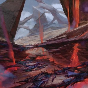 Retreat to Valakut - Battle for Zendikar MtG Art