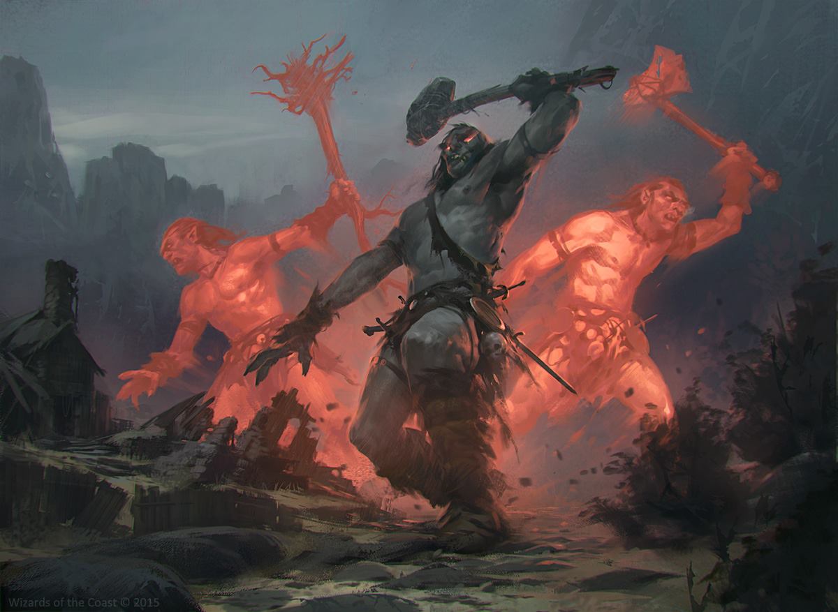 Warchief Giant - Commander 2015 MtG Art