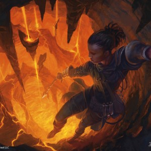 Akoum Flameseeker - Oath of the Gatewatch MtG Art