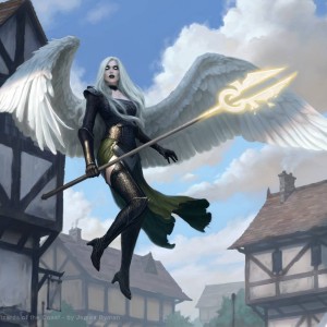 Archangel Avacyn - Shadows over Innistrad Art