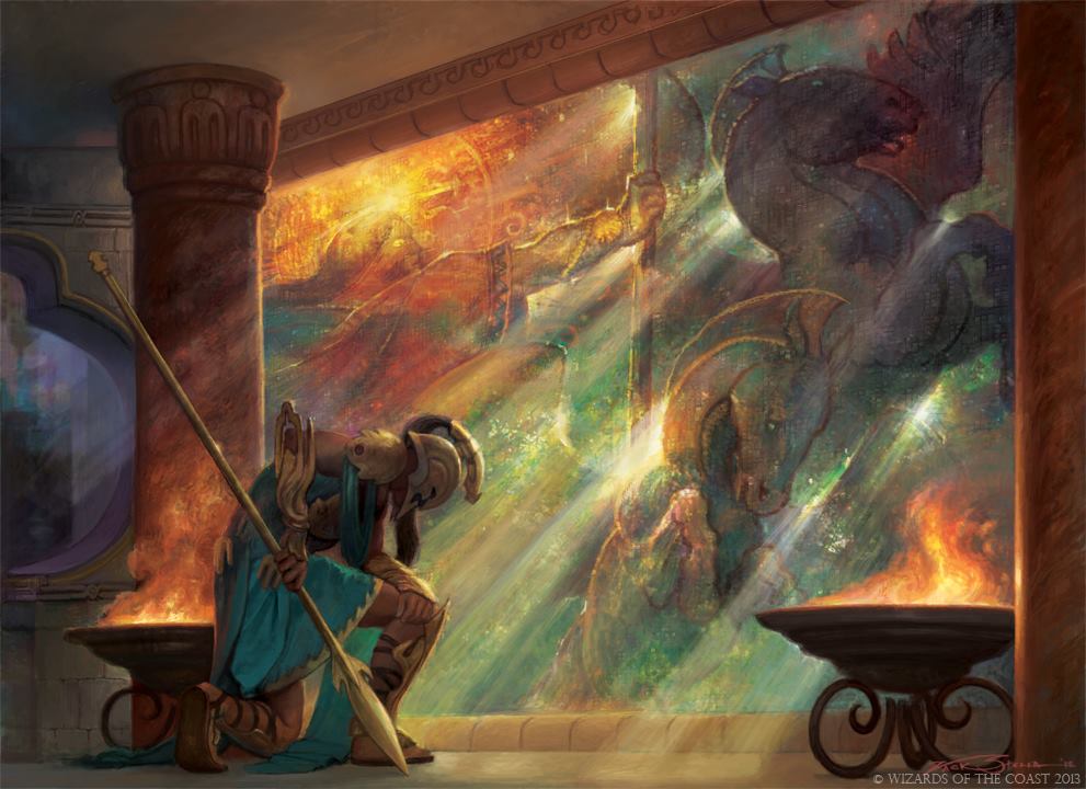 Chosen by Heliod - MtG Art