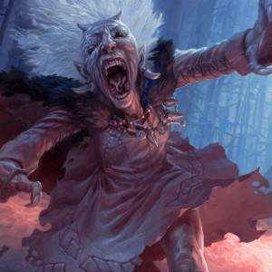 Demon-Possessed Witch - Shadows over Innistrad Art