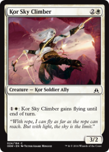 Kor Sky Climber MtG Art from Oath of the Gatewatch Set by Victor Adame ...