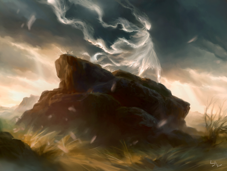 Moorland Drifter - Shadows over Innistrad Art