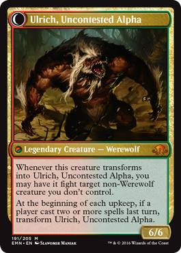 Ulrich, Uncontested Alpha