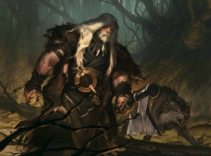 Ulrich of the Krallenhorde MtG Art from Eldritch Moon Set by Slawomir ...