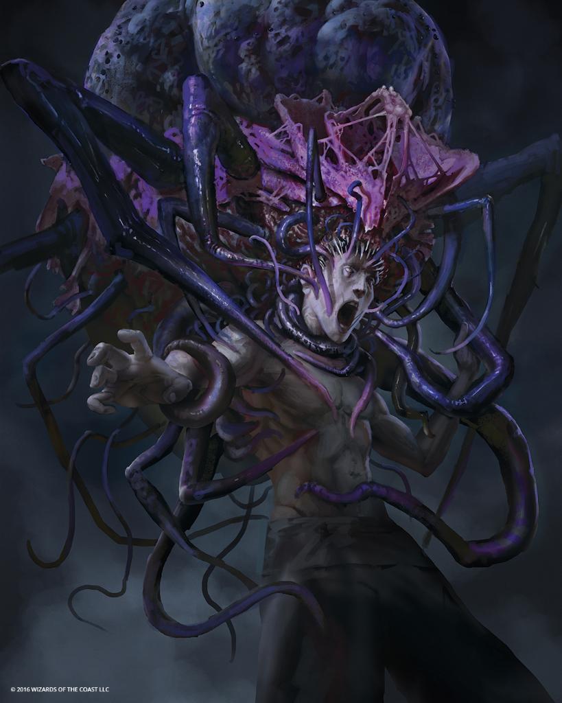 Distended Mindbender - Eldritch Moon MtG Art