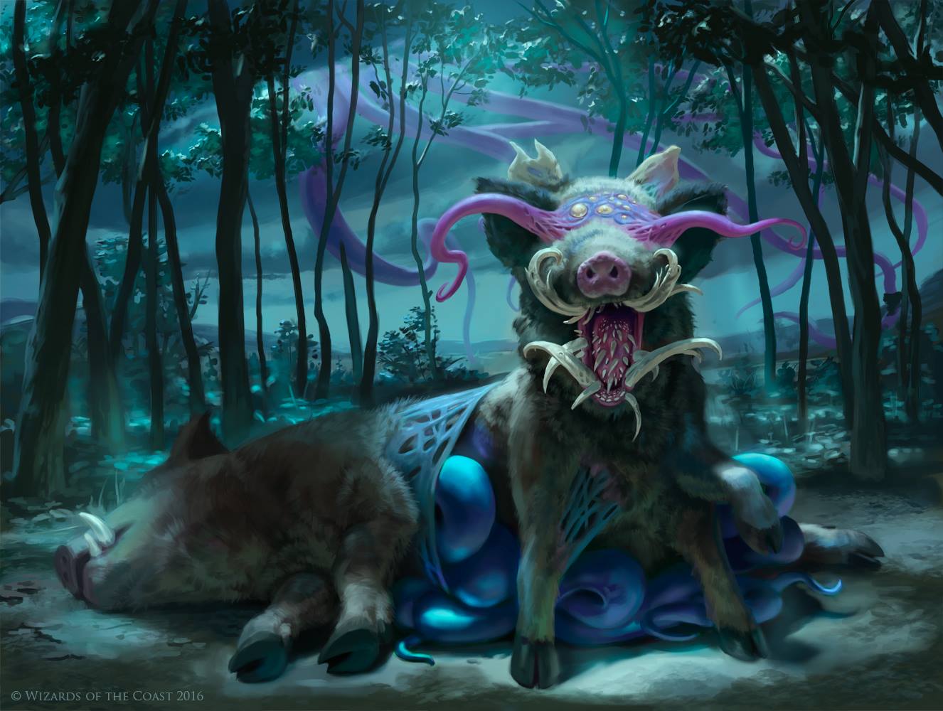 Eldritch Evolution Mtg Art From Eldritch Moon Set By Jason Rainville