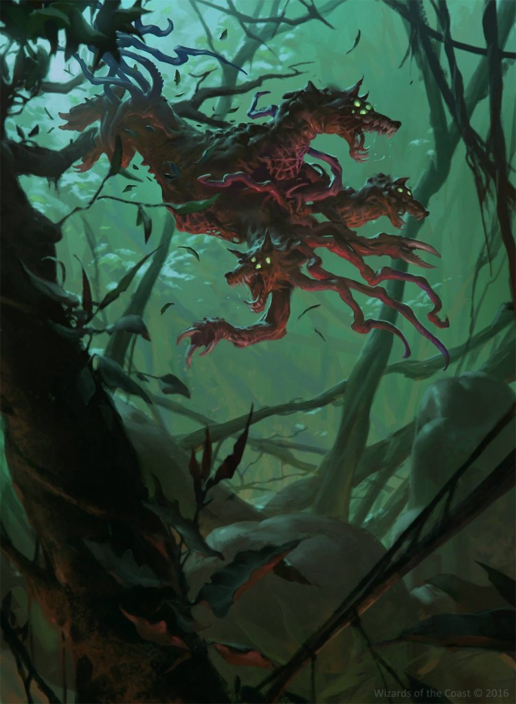 Sinuous Predator Mtg Art From Eldritch Moon Set By Slawomir Maniak