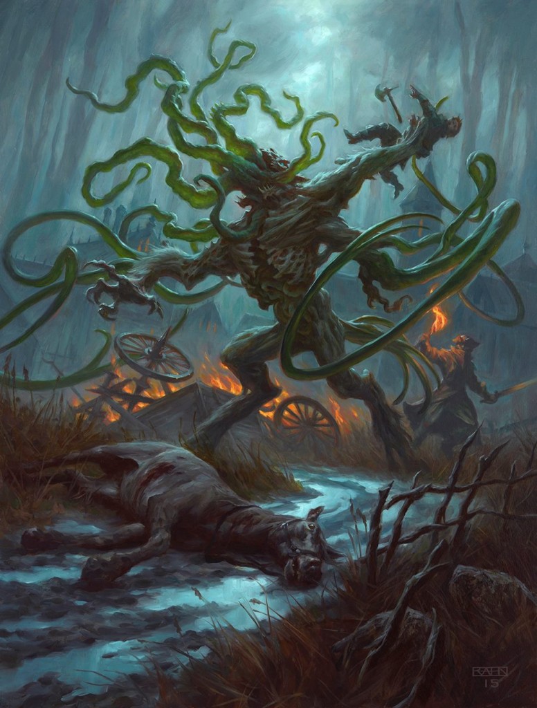 Ulvenwald Abomination MtG Art from Eldritch Moon Set by Chris Rahn ...