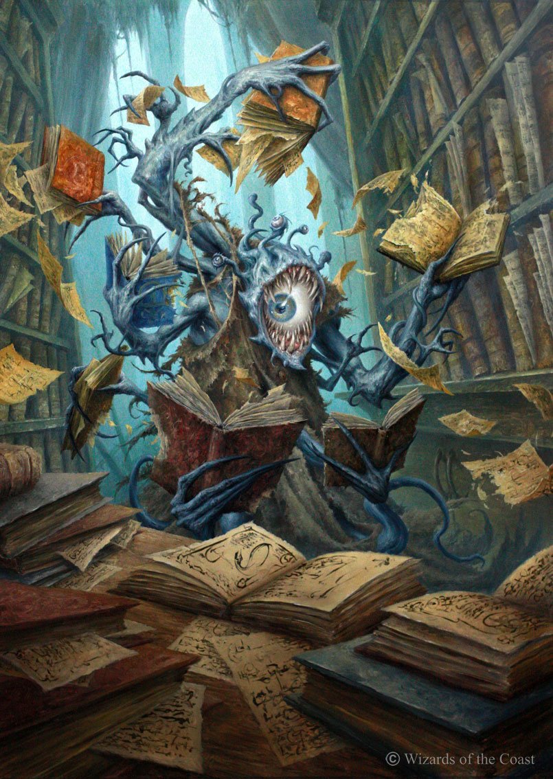 Voracious Reader - Eldritch Moon MtG Art