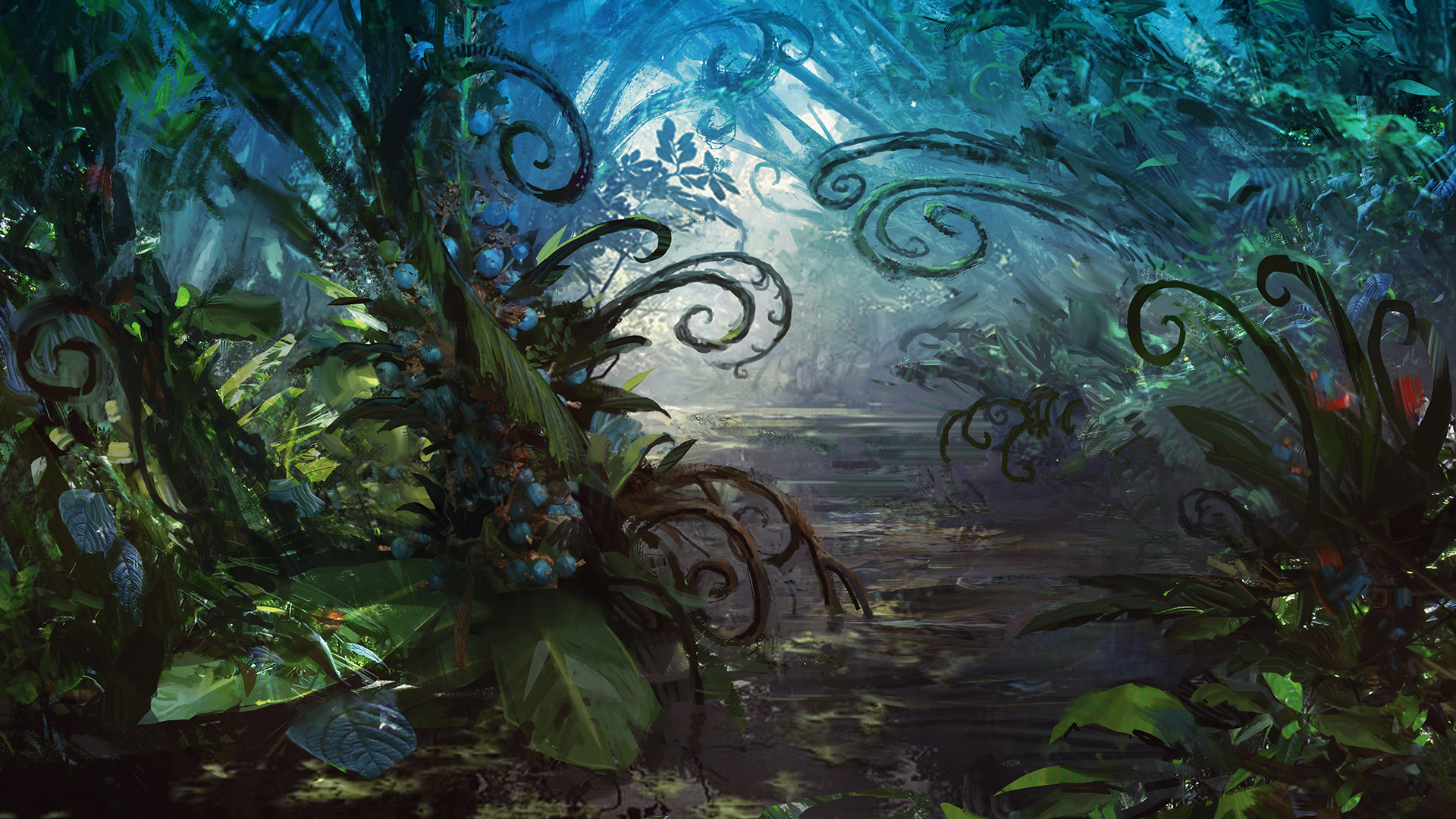 Blooming Marsh - Kaladesh MtG Art