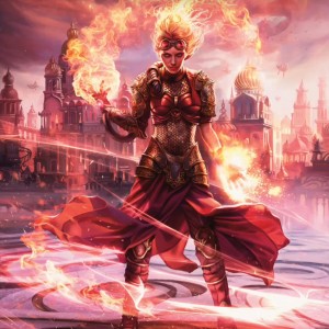 Chandra, Torch of Defiance - Kaladesh MtG Art