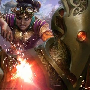 Incendiary Sabotage - Kaladesh MtG Art