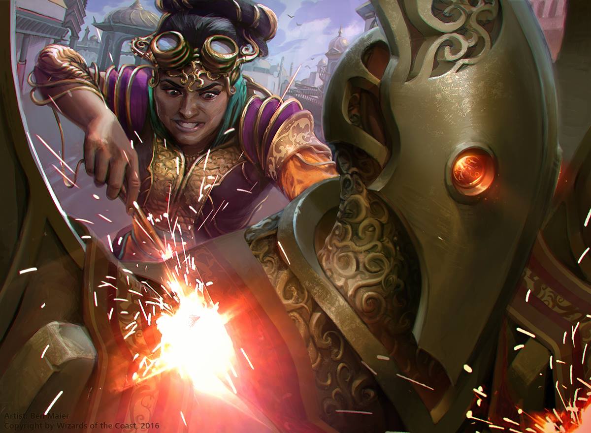 Incendiary Sabotage - Kaladesh MtG Art