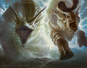 Wild Pair MtG Art from Conspiracy: Take the Crown Set by Lars Grant ...